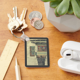 Chaveiro Arquitetura de safra, Coluna com Moldagem de Corni