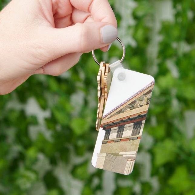 Chaveiro Arquitetura Grega Vintage, Templo de Athena (Mão)