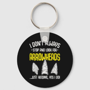 Chaveiro Arrohead Hunting Flint Coletando Flintknapping S