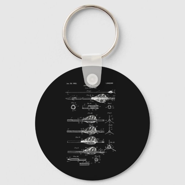 Chaveiro Arrows Vintage Design - Teto do Arco composto (Frente)