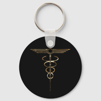 Chaveiro Art Deco Caduceus