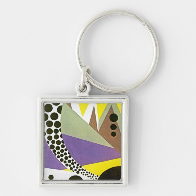 Chaveiro Art Deco Design nº 10 @ Emporio Moffa (Frente)