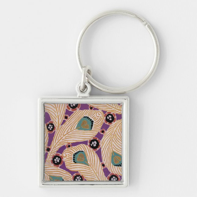 Chaveiro Art Deco Design nº 1 em Sunshinedazzle (Frente)