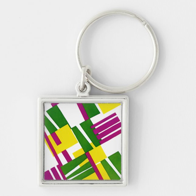 Chaveiro Art Deco Design nº 8 @ Emporio Moffa (Frente)