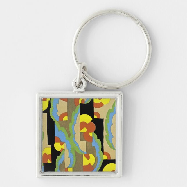 Chaveiro Art Deco Design nº 9 @ Emporio Moffa (Frente)