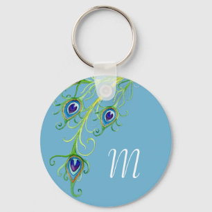 Chaveiro Art Deco Nouveau Style Pancas Pancas Pavão