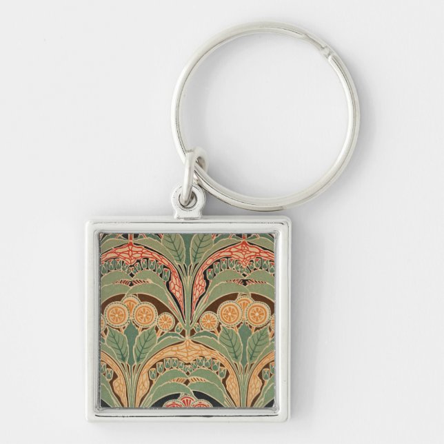 Chaveiro Art Nouveau Padrão #3 em Emporio Moffa (Frente)