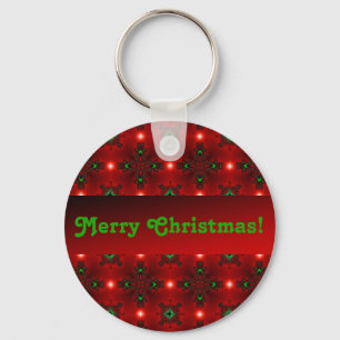 Chaveiro Artdeco de Natal em Estilo Retroativo