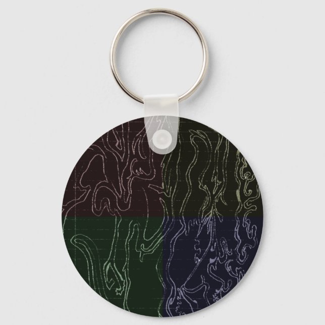 Chaveiro Arte Abstrata (Frente)