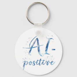 Chaveiro Arte AI-Positive Text