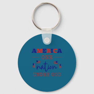 Chaveiro Arte América Uma Nação Sob Deus