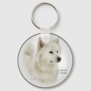 Chaveiro Arte americana dos presentes do cão Eskimo