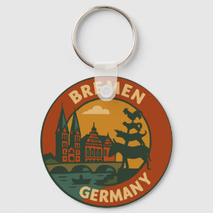 Chaveiro Arte da Cidade de Bremen Alemanha