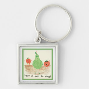 Chaveiro Arte da Criança, Verde