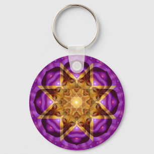 Chaveiro Arte da mandala de Buddha