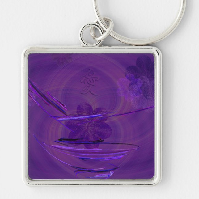 Chaveiro Arte de Abstrato (Frente)