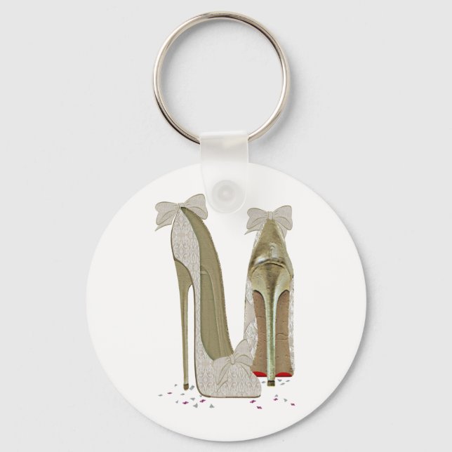 Chaveiro Arte de Casamento de Alto Salto (Frente)