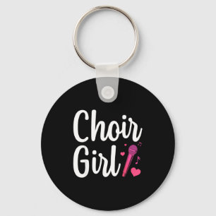 Chaveiro Arte de Coro para Meninas Mulheres Coro Canto Cora