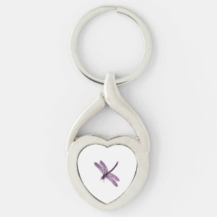 Chaveiro Arte de Dragonfly de Orgulho Asexual