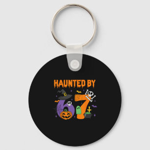 Chaveiro Arte de Halloween Assombrado 67 Seis Sete Meme 1 (