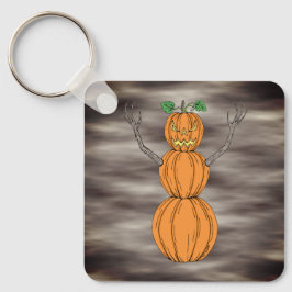 Chaveiro Arte de Halloween do Homem Abóbora