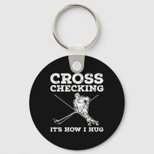 Chaveiro Arte De Hóquei No Gelo Divertida Para Homens Crian