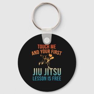 Chaveiro Arte de Jiu Jitsu para Homens Mulheres Jujitsu Bra