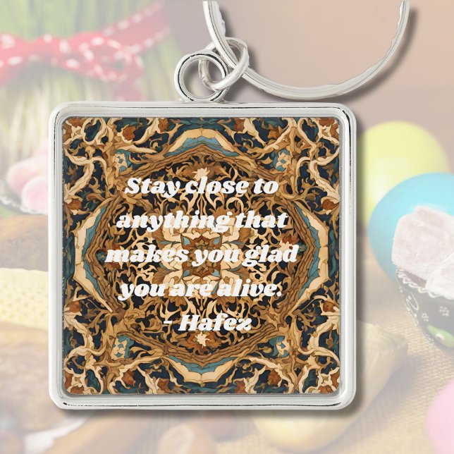 Chaveiro Arte de Khatam, presente de ano novo persa persona (Custom Nowruz Persian New Year Gift Khatam Art)