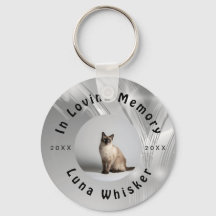 Arte de Moldura Circular de Foto de Gato Memorável