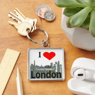 Chaveiro Arte de Palavras I Heart London