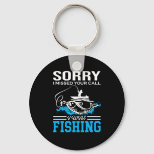 Chaveiro Arte De Pesca Desculpe Eu Estava Pescando