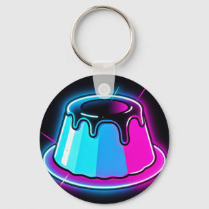 Chaveiro Arte de Sobremesa de Geléia Neon