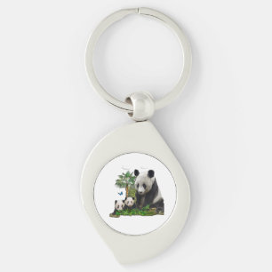 Chaveiro Arte de urso Panda