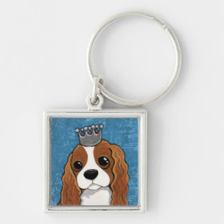 Chaveiro Arte do cão do Spaniel de rei Charles |