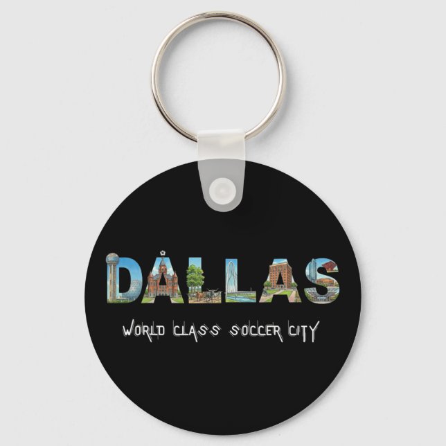 Chaveiro Arte do Futebol de Dallas  (Frente)