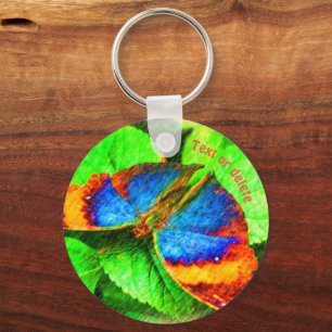 Chaveiro Arte do Lápis Azul Personalizada