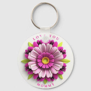 Chaveiro Arte Floral Intrincada