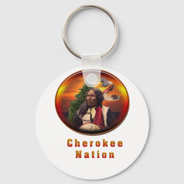 Chaveiro Arte índia Cherokee (Frente)
