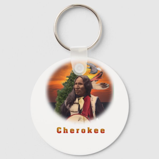 Chaveiro Arte indiana Cherokee (Frente)