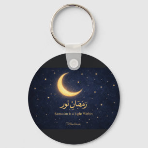 Chaveiro Arte Islâmica da Lua do Ramadão – O Ramadão É Uma
