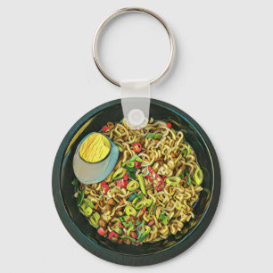 Chaveiro Arte Japonesa Para Amantes De Comida