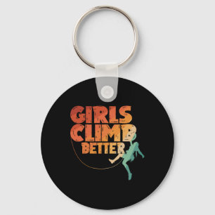 Chaveiro Arte Legal de Climber de Rocha para Mulheres Menin