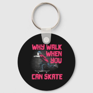 Chaveiro Arte Legal de Skate para Homens Mulheres Skate