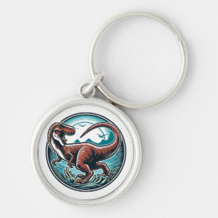 Chaveiro Arte Majestosa de Dinossauros