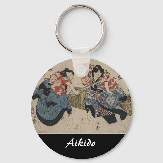 Chaveiro Arte Marcial Japonesa Aikido (Frente)
