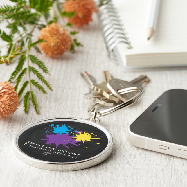 Chaveiro Arte Não É Barata (Lateral)