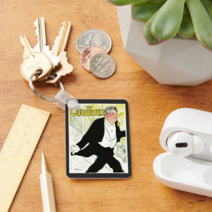 Chaveiro Arte Nova Antiga, Caudieux por Toulouse Lautrec