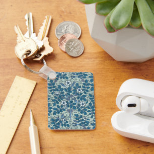 Chaveiro Arte Nova Antiga, Flores de Rosa Silvestre no Jard