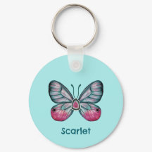 Arte personalizada de borboleta de vidro de outubr