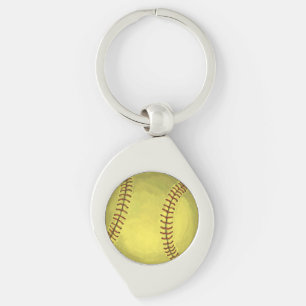 Chaveiro Arte pintada do softball